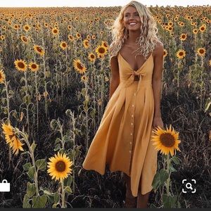 Yellow dress